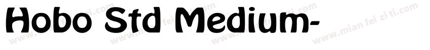 Hobo Std Medium字体转换